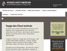 Tablet Screenshot of ouest-americain.com